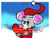 Cartoon: Mouse Cartoon Character (small) by FeliXfromAC tagged charakter,model,sheet,felix,alias,reinhard,horst,aachen,devil,teufel,mascot,sympathiefigur,hölle,heiß,hell,hot,design,line,layout,entwurf,rot,red,comic,xmas,weihnachten,cartoon,illustration,stockart