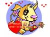 Cartoon: T-Shirt Cartoon Character (small) by FeliXfromAC tagged nice,animals,tiere,tier,logos,sympathiefiguren,mascots,wallpapers,characters,characterdesign,figuren,hey,melde,dich,whimsical,felix,alias,reinhard,horst,reinhard,horst,design,line,red,love,herzen,beziehung,aachen,sorry,greeting,card,lighter,