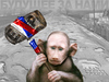 Cartoon: Political party -Edinaya Rossiya (small) by Bom tagged russian elections