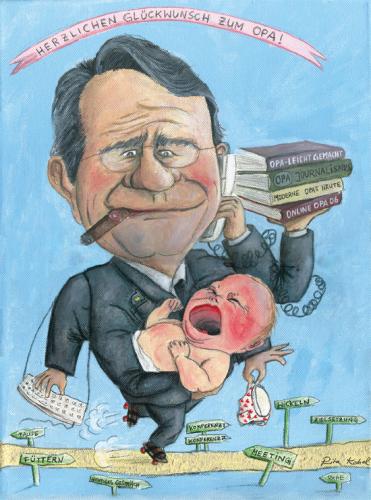 Cartoon: Gero (medium) by illustrita tagged man,mann,kinder,business,baby