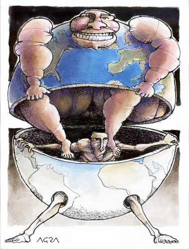 Cartoon: food health (medium) by AGRA tagged food,comida,health