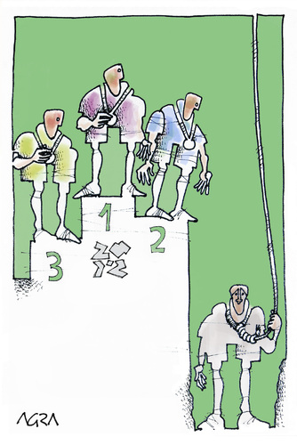 Cartoon: Olympic awards (medium) by AGRA tagged olympics,sports