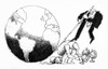 Cartoon: fulcrum (small) by AGRA tagged archimedes,work,exploit
