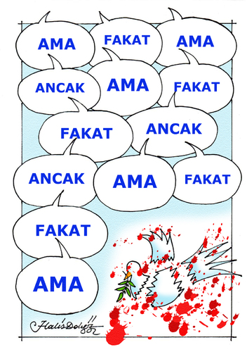 Cartoon: AMA   BUT (medium) by halisdokgoz tagged dokgoz,but,ama