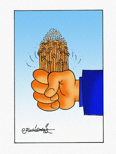 Cartoon: Hand (medium) by halisdokgoz tagged hand