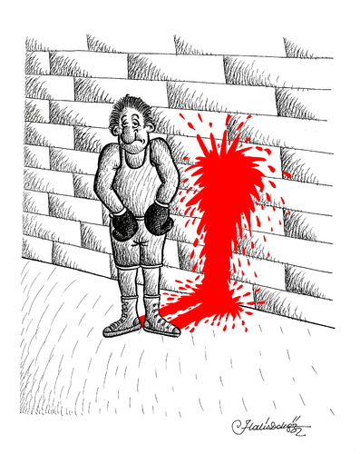 Cartoon: spor boxing (medium) by halisdokgoz tagged spor,boxing