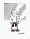 Cartoon: Cigarettes or Health (small) by halisdokgoz tagged cigarettes or health