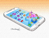 Cartoon: Mobile phone cleaning (small) by halisdokgoz tagged mobile,phone,cleaning