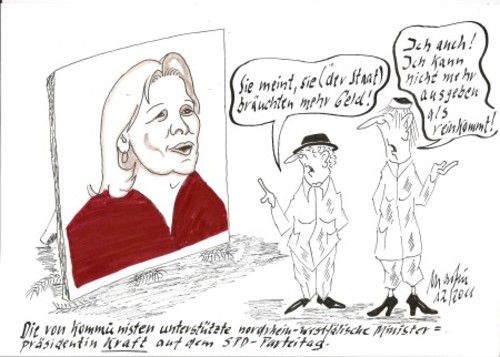 Cartoon: Unverschämtes (medium) by quadenulle tagged cartoon
