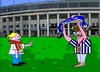 Cartoon: Union Berlin - Hertha BSC (small) by Tricomix tagged union,berlin,hertha,bsc,fussball,soccer,olympiastadion,hauptstadt,derby,rasen,mangold