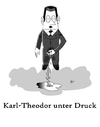 Cartoon: Unter Druck (small) by Tricomix tagged karl,theodor,zu,guttenberg,unter,druck,pinkeln,pissen,cdu,csu,politik,verteidigungsminister,mangold,leben,unterm,telespargel