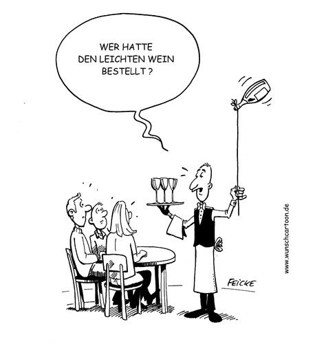 Cartoon: Leichter Wein (medium) by Wunschcartoon tagged leichter,wein,light,wine
