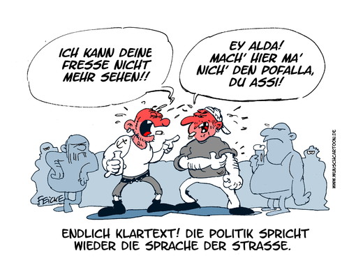 Cartoon: Pofalla (medium) by Wunschcartoon tagged cdu,pofalla,sprache,bosbach,fresse,stil,cdu,pofalla,sprache,bosbach,fresse,stil