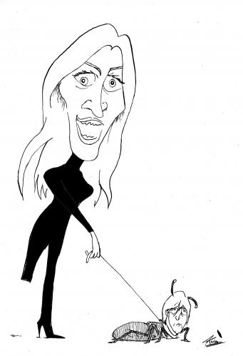Cartoon: Lord and Lady McCartney (medium) by pinkhalf tagged caricature,paul,mccartney
