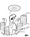 Cartoon: So Help Me Godzilla (small) by pinkhalf tagged godzilla,angst,cartoon,animal,philosophy