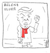 Cartoon: Bülent Uluer (small) by Hayati tagged studentenfuehrer,buelent,uluer,istanbul,portrait,hayati,boyacioglu