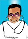 Cartoon: Halis Dokgöz (small) by Hayati tagged halis dokgöz cartoonist doktor medizin medicine karikatürist mersin hayati boyacioglu