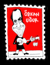 Cartoon: Ozkan Ugur (small) by Hayati tagged oezkan,ugur,istanbul,cartoon,hayati,boyacioglu,berlin