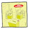 Cartoon: Wahlen in der Türkei (small) by Hayati tagged wahlen,in,der,tuerkei,wahl,secim,wahlurnen,teehaeuser,kneipen,akp,projekt,cartoon,karikatur,hayati,boyacioglu