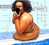 Cartoon: Frisch aus dem Wasser (small) by sier-edi tagged bad,badewanne,frau,handy,nackt,ozean,telefonieren