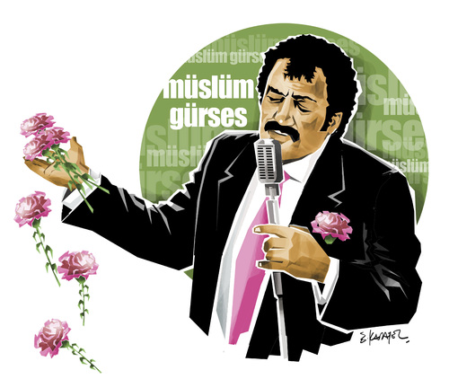 Cartoon: MÜSLÜM GÜRSES-2  1953-2013 (medium) by donquichotte tagged mslm2