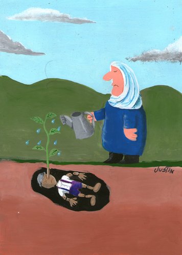 Cartoon: pinoquio (medium) by claude292 tagged woman