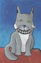 Cartoon: Cat smile. (small) by claude292 tagged smile