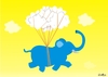 Cartoon: elefhant (small) by claude292 tagged yellow,elefhant