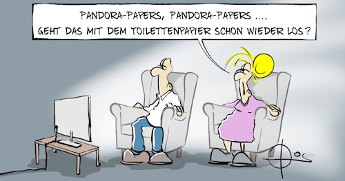 Cartoon: 20211005-PandoraPapers (medium) by Marcus Gottfried tagged pandora,papers,corona,toilettenpapier,lockdown,pandora,papers,corona,toilettenpapier,lockdown
