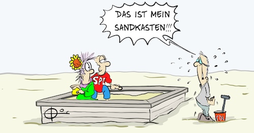 Cartoon: 20211005-Sandkasten (medium) by Marcus Gottfried tagged cdu,laschet,armin,spielwiese,spielplatz,sandkasten,förmchen,spf,grüne,cdu,laschet,armin,spielwiese,spielplatz,sandkasten,förmchen,spf,grüne