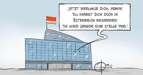 Cartoon: 20211008-Bewerben (medium) by Marcus Gottfried tagged chance,laschet,arminlaschet,cdu,österreich,kurz,sebastiankurz,kanzler,ichwillkanzlerwerden,konradadenauerhaus,berlin,chance,laschet,arminlaschet,cdu,österreich,kurz,sebastiankurz,kanzler,ichwillkanzlerwerden,konradadenauerhaus,berlin