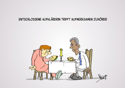 Cartoon: Aufklärer trifft Zuhörer (medium) by Marcus Gottfried tagged merkel,obama,gottfried,marcus,bundesregierung,reise,usa,tisch,zuhörer,aufklärer,cartoon,karikatur,essen,abendessen,gespräch,nsa,daten,ukraine,staatsbesuch,interesse,langeweile,obama,merkel,aufklärer,zuhörer,tisch,usa,reise,bundesregierung,marcus,gottfried,cartoon,karikatur,essen,abendessen,gespräch,nsa,daten,ukraine,staatsbesuch,interesse,langeweile