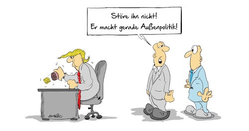 Cartoon: Außenpolitik (medium) by Marcus Gottfried tagged trump,syrien,außenpolitik,berater,us,präsident,usa,würfeln,raten,spielen,marcus,gottfried,cartoon,karikatur,trump,syrien,außenpolitik,berater,us,präsident,usa,würfeln,raten,spielen,marcus,gottfried,cartoon,karikatur