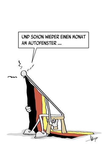 Cartoon: Autofenster (medium) by Marcus Gottfried tagged fussball,weltmeisterschaft,autofenster,schmuck,marcus,gottfried,cartoon,karikatur,reklame,werbung,auto,fahne,fan,anhänger,spiel,feier,finale,wiederholung,autofahne,wimpel,trauer,wind,fussball,weltmeisterschaft,autofenster,schmuck,marcus,gottfried,cartoon,karikatur,reklame,werbung,auto,fahne,fan,anhänger,spiel,feier,finale,wiederholung,autofahne,wimpel,trauer,wind