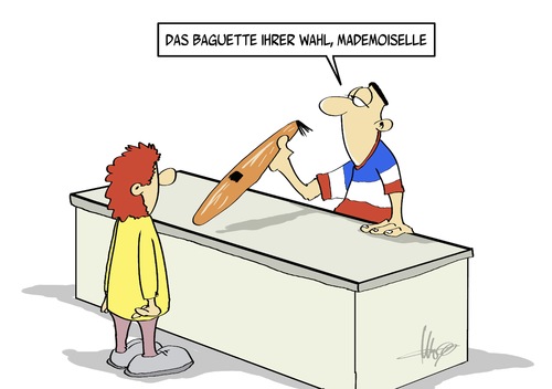 Baguette ihrer Wahl