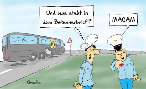 Cartoon: Bekennerbrief (medium) by Marcus Gottfried tagged borussia,dortmund,fußball,mannschaftsbus,mannschaft,campionsleague,anschlag,terror,terrorismus,nagelbombe,feindschaft,freunde,marcus,gottfried,cartoon,karikatur,borussia,dortmund,fußball,mannschaftsbus,mannschaft,campionsleague,anschlag,terror,terrorismus,nagelbombe,feindschaft,freunde,marcus,gottfried,cartoon,karikatur