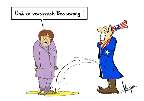 Cartoon: Besserung (medium) by Marcus Gottfried tagged besserung,verständnis,gespräch,abmachung,obama,merkel,kanzlerin,präsident,marcus,gottfried,cartoon,karikatur,versprechen,geheimdienst,nsa,bnd,besserung,verständnis,gespräch,abmachung,obama,merkel,kanzlerin,präsident,marcus,gottfried,cartoon,karikatur,versprechen,geheimdienst,nsa,bnd