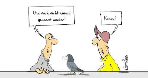 Brieftaube Von Marcus Gottfried Politik Cartoon Toonpool