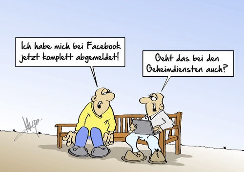 Facebook abgemeldet