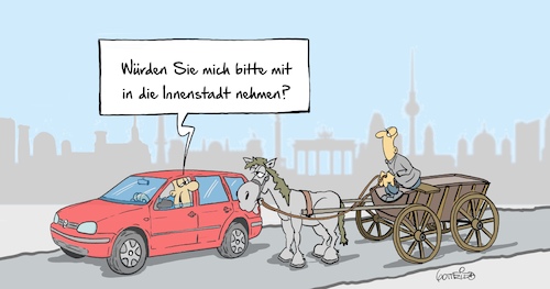 Cartoon: Fahrverbot (medium) by Marcus Gottfried tagged diesel,dieselfahrverbot,berlin,dieselgate,abgas,deutescheumwelthilfe,verwaltungsgericht,klage,diesel,dieselfahrverbot,berlin,dieselgate,abgas,deutescheumwelthilfe,verwaltungsgericht,klage