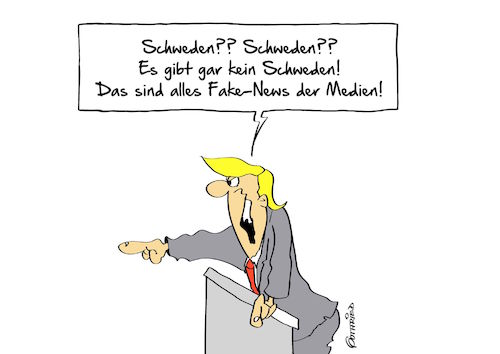 Cartoon: Fake News (medium) by Marcus Gottfried tagged schweden,trump,usa,terror,terrorangriff,fake,news,alternative,fakten,medien,regierung,us,feinde,freunde,marcus,gottfried,cartoon,karikatur,schweden,trump,usa,terror,terrorangriff,fake,news,alternative,fakten,medien,regierung,us,feinde,freunde,marcus,gottfried,cartoon,karikatur