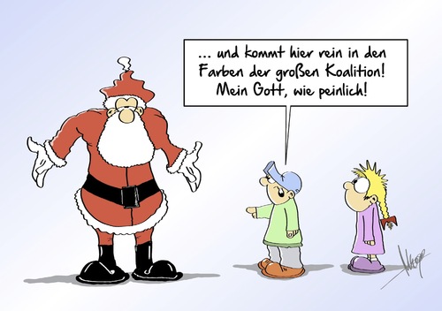 Cartoon: Groko Farben (medium) by Marcus Gottfried tagged große,koalition,farbe,rot,schwarz,cdu,csu,spd,partei,regierung,nikolaus,weihnachten,kinder,bescherung,geschenk,peinlich,erwachsen,alter,marcus,gottfried,cartoon,karikatur,große,koalition,farbe,rot,schwarz,cdu,csu,spd,partei,regierung,nikolaus,weihnachten,kinder,bescherung,geschenk,peinlich,erwachsen,alter,marcus,gottfried,cartoon,karikatur