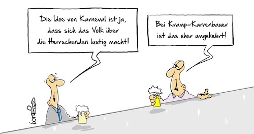 Cartoon: KrampKarrenbauer (medium) by Marcus Gottfried tagged karneval,kramp,karrenbauer,cdu,rede,bütt,intersexuelle,witz,minderheit,karneval,kramp,karrenbauer,cdu,rede,bütt,intersexuelle,witz,minderheit