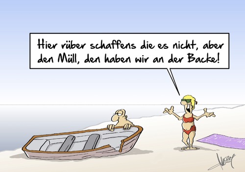 Müll am Strand