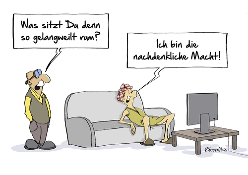 nachdenkliche Macht