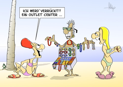 Cartoon: Outlet (medium) by Marcus Gottfried tagged outlet,center,einkaufen,shoppen,strand,urlaub,ferien,angebot,nachfrage,geld,urlaubskasse,schmuck,perlen,abzocke,bauchladen,plagiate,outlet,center,einkaufen,shoppen,strand,urlaub,ferien,angebot,nachfrage,geld,urlaubskasse,schmuck,perlen,abzocke,bauchladen,plagiate