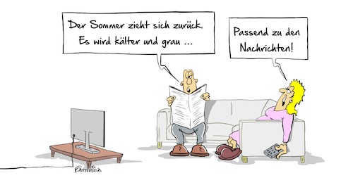 Cartoon: Passend (medium) by Marcus Gottfried tagged sommer,temperatur,sonne,wärme,kälte,trump,kim,korea,nordkorea,usa,atom,krieg,drohung,rakete,guam,feinde,freunde,marcus,gottfried,cartoon,karikatur,sommer,temperatur,sonne,wärme,kälte,trump,kim,korea,nordkorea,usa,atom,krieg,drohung,rakete,guam,feinde,freunde,marcus,gottfried,cartoon,karikatur