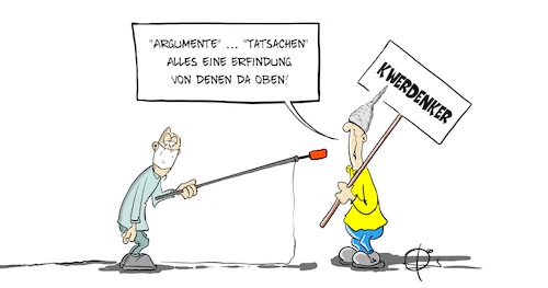 Cartoon: Querdenker (medium) by Marcus Gottfried tagged querdenker,berlin,demonstration,hygienedemo,maske,maskenpflicht,petipa,widerstand,freiheit,aluhut,argumente,tatsachen,fakten,corona,coronaleugner,convidioten,querdenker,berlin,demonstration,hygienedemo,maske,maskenpflicht,petipa,widerstand,freiheit,aluhut,argumente,tatsachen,fakten,corona,coronaleugner,convidioten