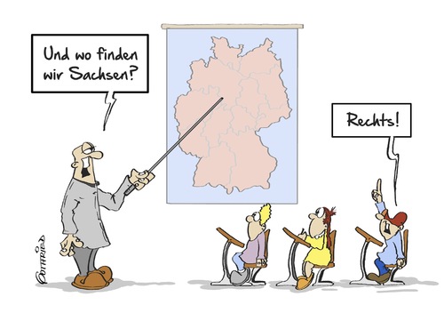 Cartoon: Sachsen finden (medium) by Marcus Gottfried tagged sachsen,finden,schule,erdkunde,schüler,lehrer,nazi,radikal,rechts,populist,pegida,afd,bautzen,clausnitz,rechtsradikale,suchen,freude,marcus,gottfried,cartoon,karikatur,sachsen,finden,schule,erdkunde,schüler,lehrer,nazi,radikal,rechts,populist,pegida,afd,bautzen,clausnitz,rechtsradikale,suchen,freude,marcus,gottfried,cartoon,karikatur