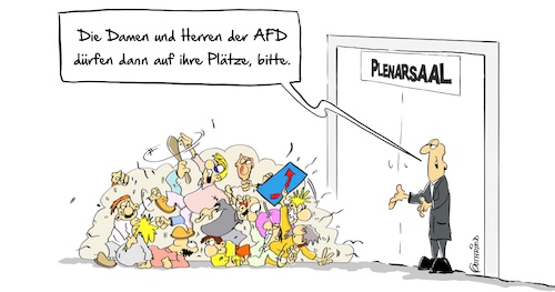 Cartoon: Sitzung (medium) by Marcus Gottfried tagged afd,petry,bundestagswahl,merkel,plenum,plenarsaal,regierung,streit,austritt,feinde,fraktion,freunde,marcus,gottfried,cartoon,karikatur,afd,petry,bundestagswahl,merkel,plenum,plenarsaal,regierung,streit,austritt,feinde,fraktion,freunde,marcus,gottfried,cartoon,karikatur